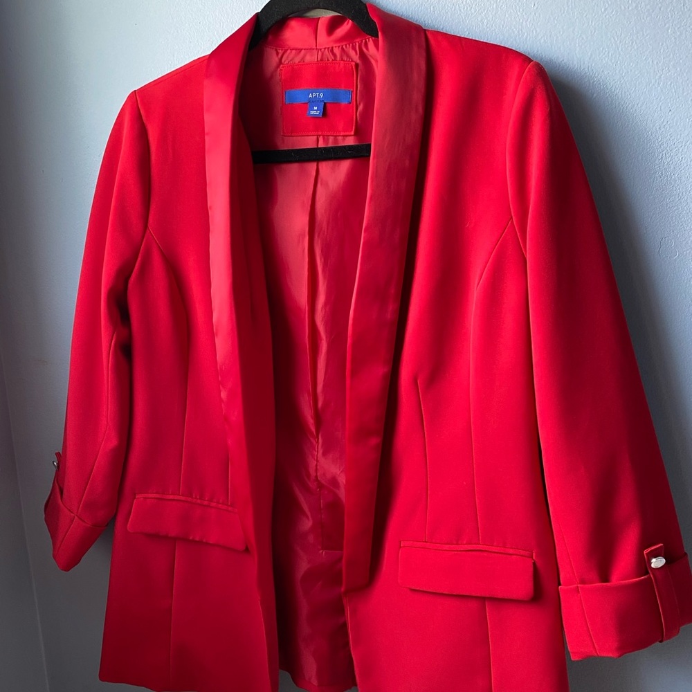 Red blazer